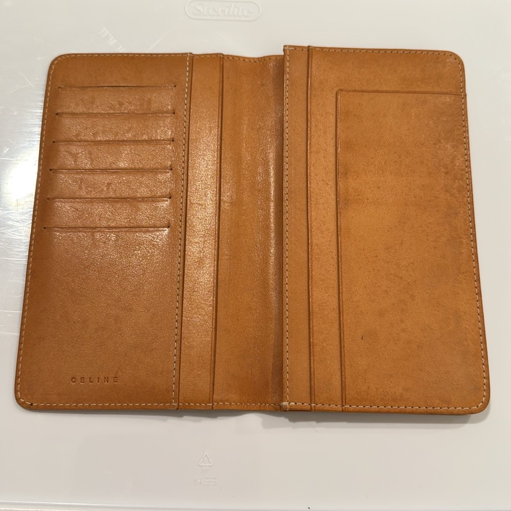 Celine Macadam Long Slim Bifold Wallet with Vachetta Leather - Picture 7 of 9